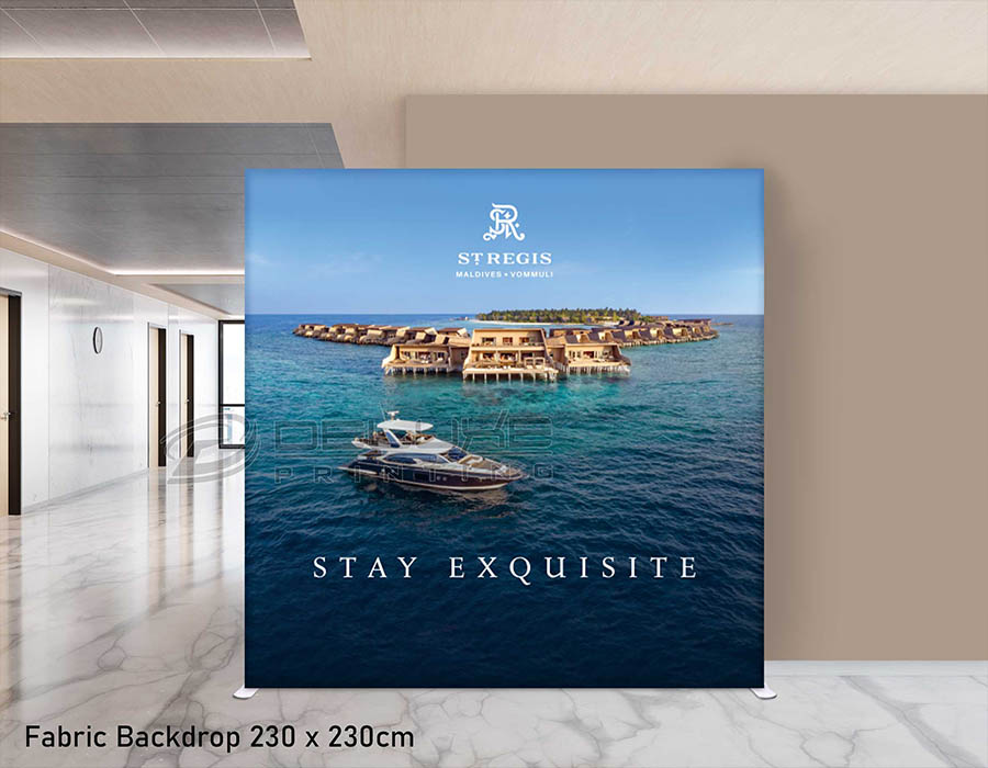 Straight Fabric Backdrop Dubai