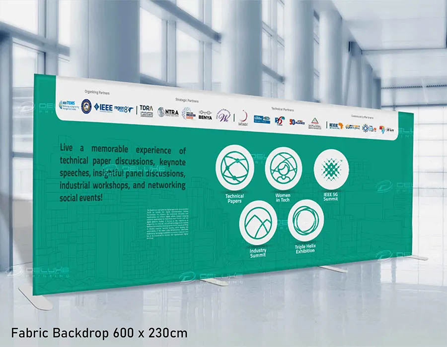 6x3 Fabric Backdrop Dubai