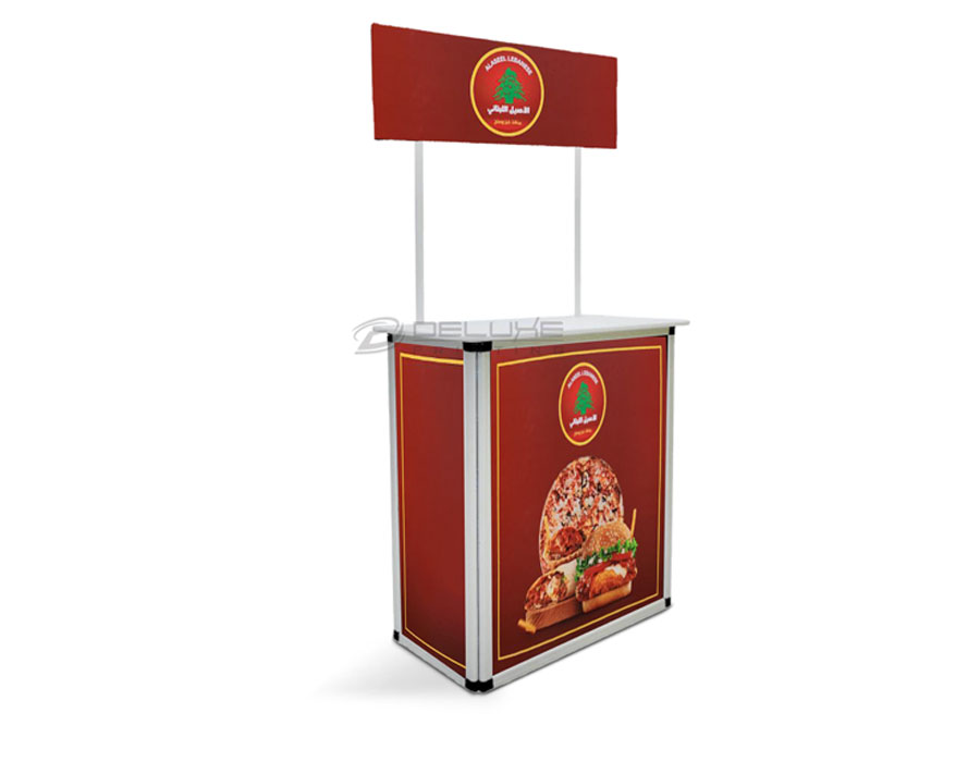 Aluminium promotion table