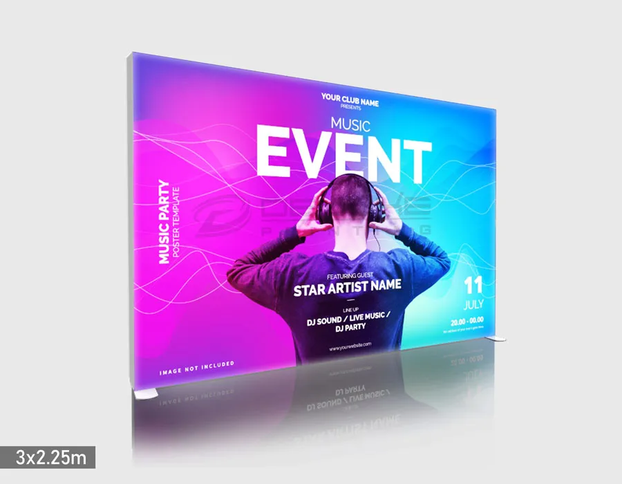 Backdrop Fabric Light Box Dubai