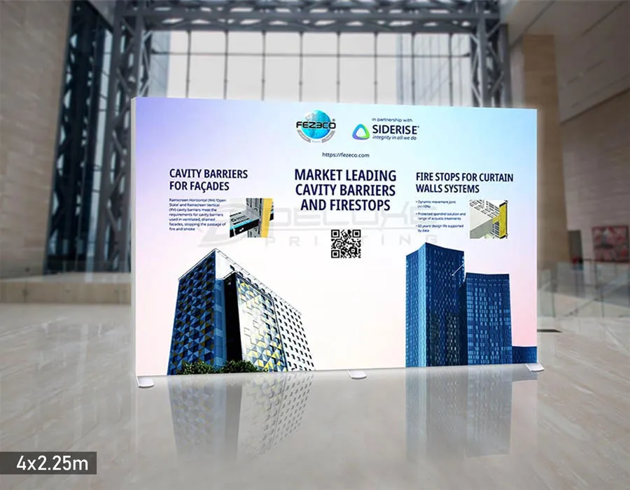 4 x 2.25m Backlit Backdrop Dubai