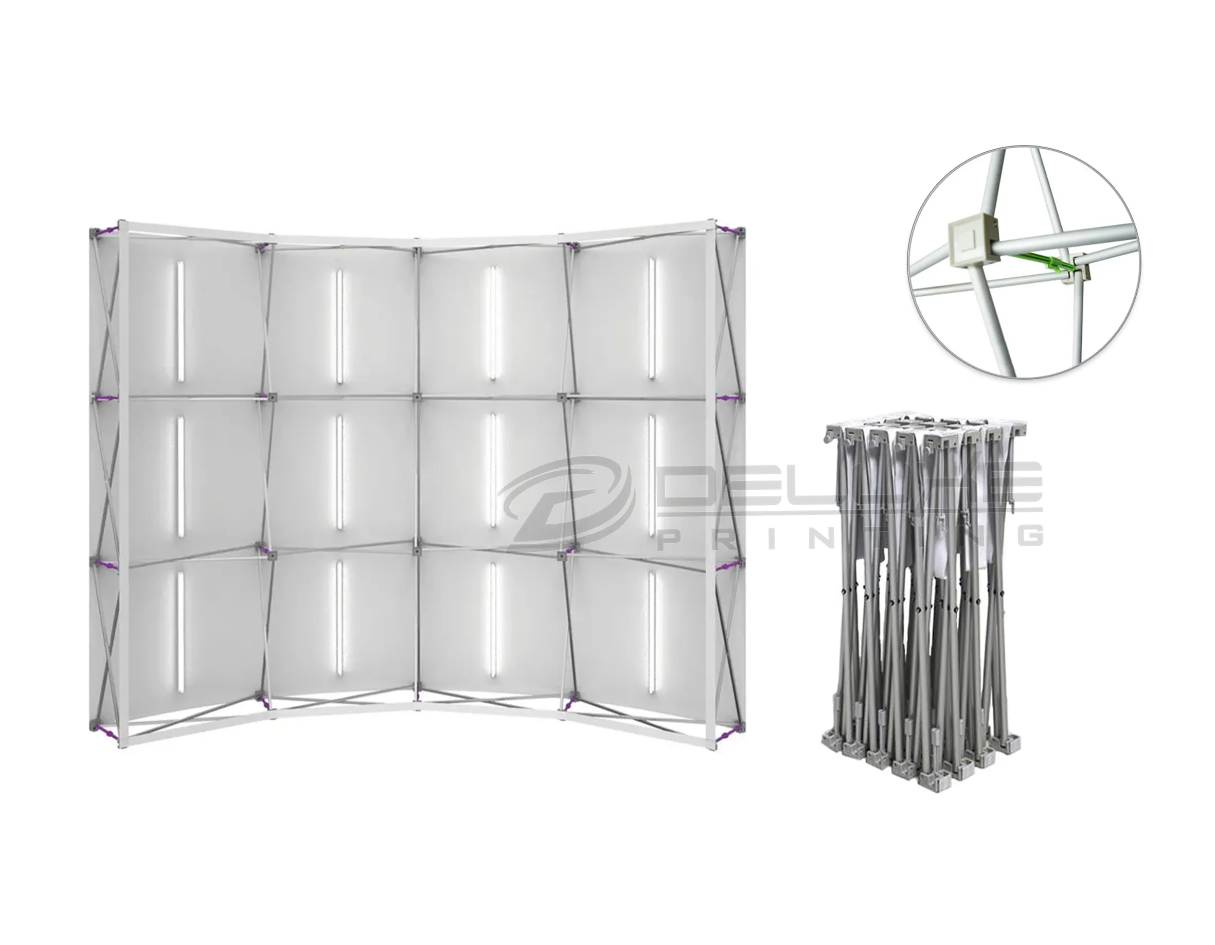 Backlit Fabric Popup Banner Dubai