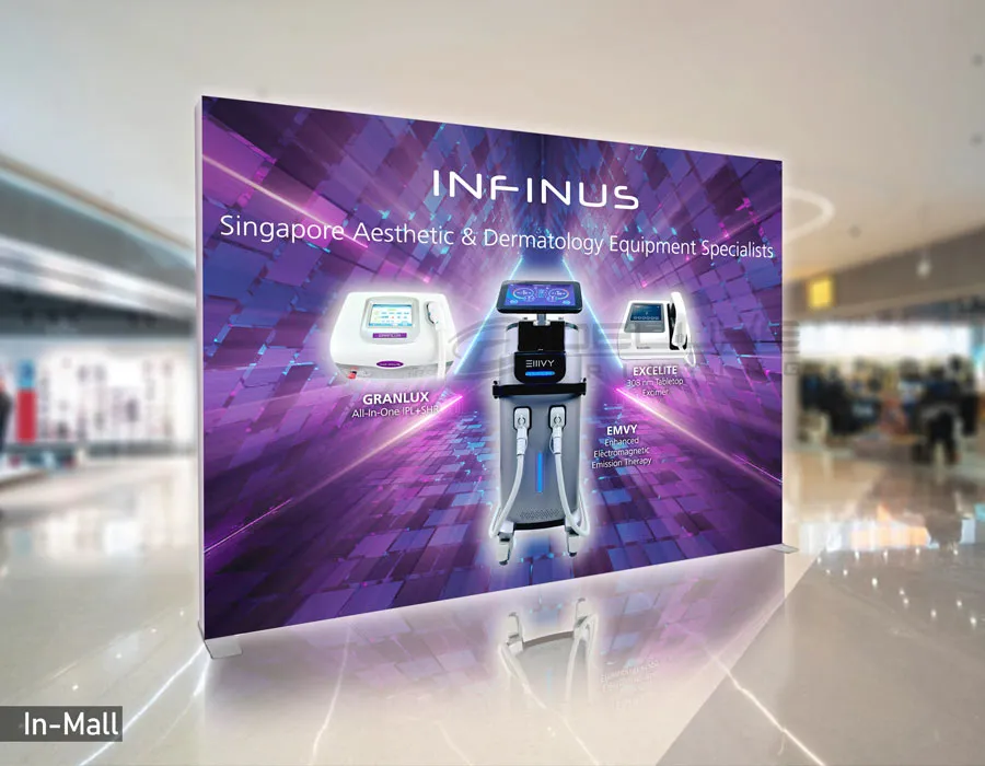 3 x 2.25m Backlit Backdrop Dubai