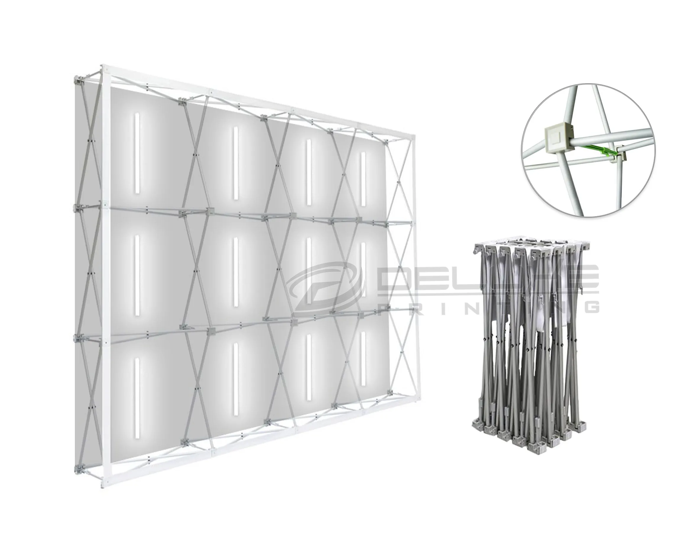 Backlit Straight Fabric Popup Banner Dubai