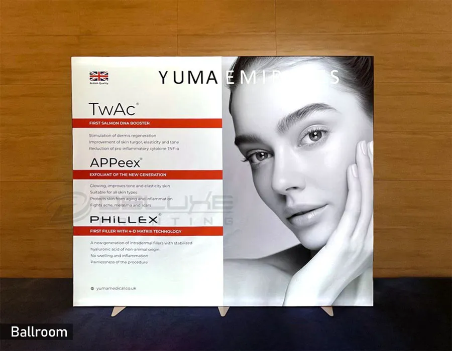 3 x 2.25m Backlit Backdrop Dubai