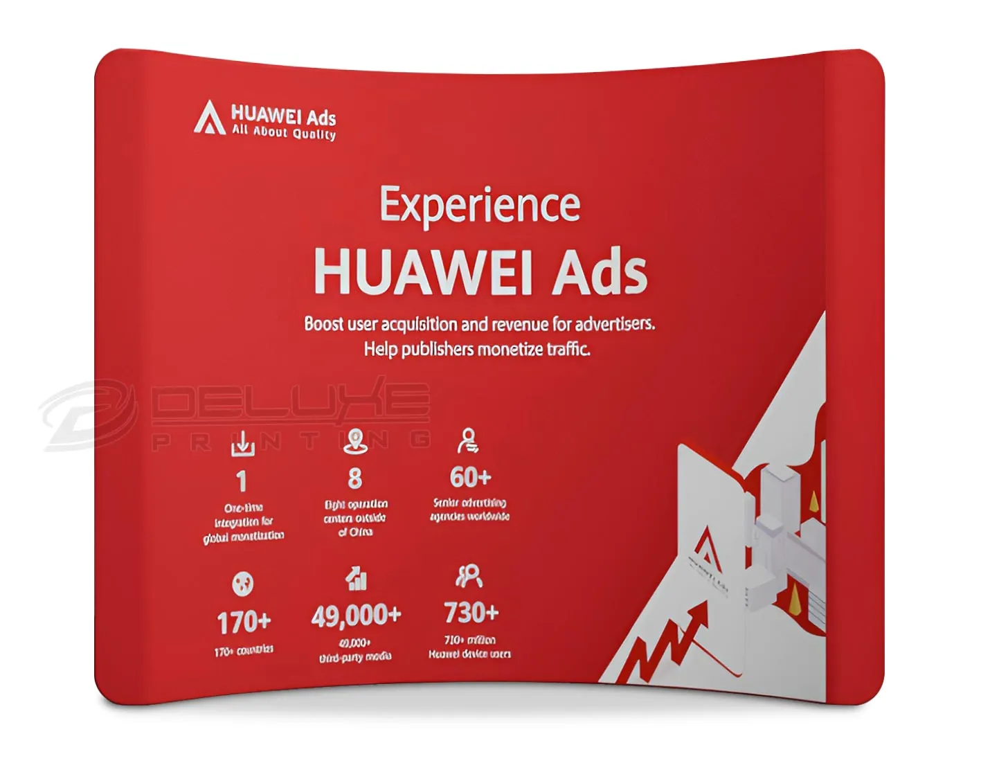 Curved Fabric Backdrop Printing Dubai