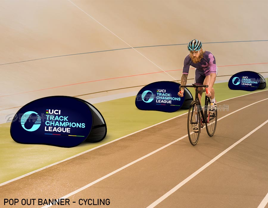 Cycling Pop out banner Dubai