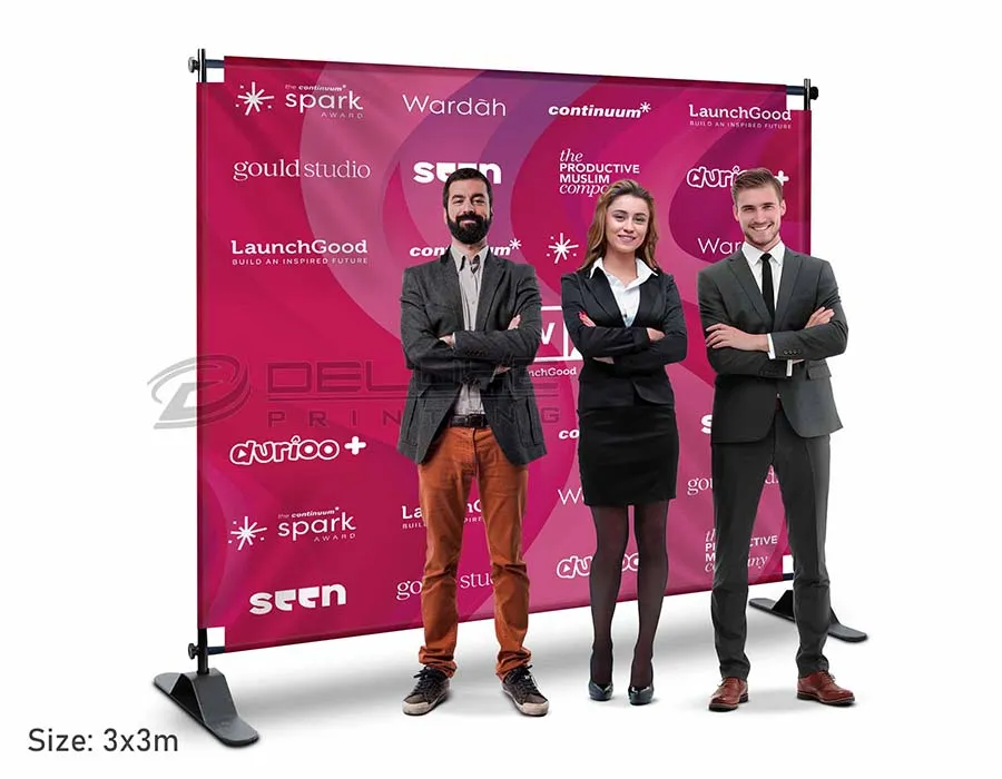 Fabric Step and Repeat Banner Dubai