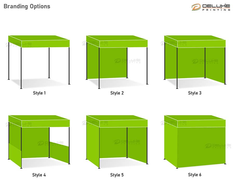Tent Canopy with Back Wall Branding Dubai