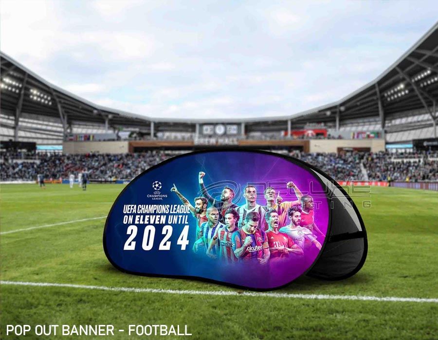 Football Pop out banner Dubai