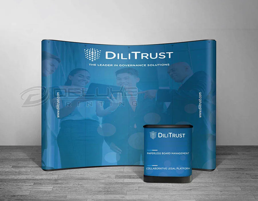 Curved Popup Banner Dubai