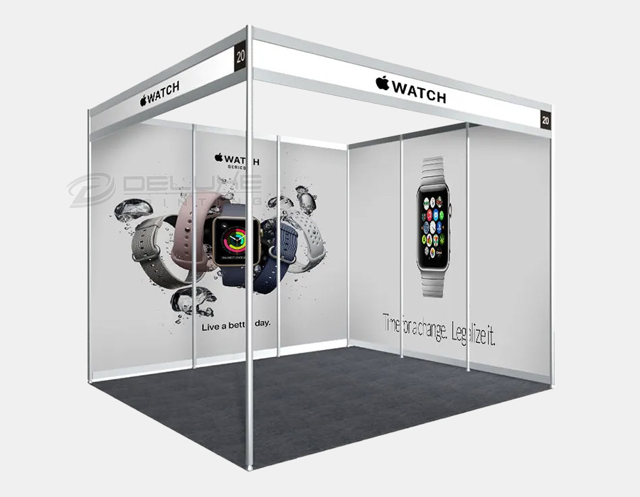 Individual Shell Scheme Booth Branding Booth Printing Dubai