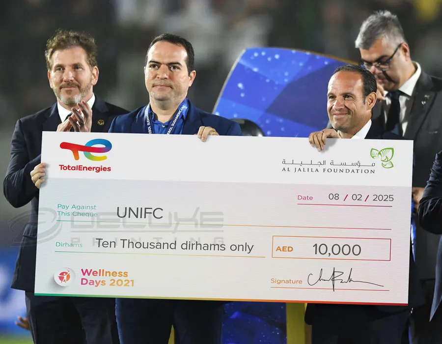 Cheque Poster Printing Dubai