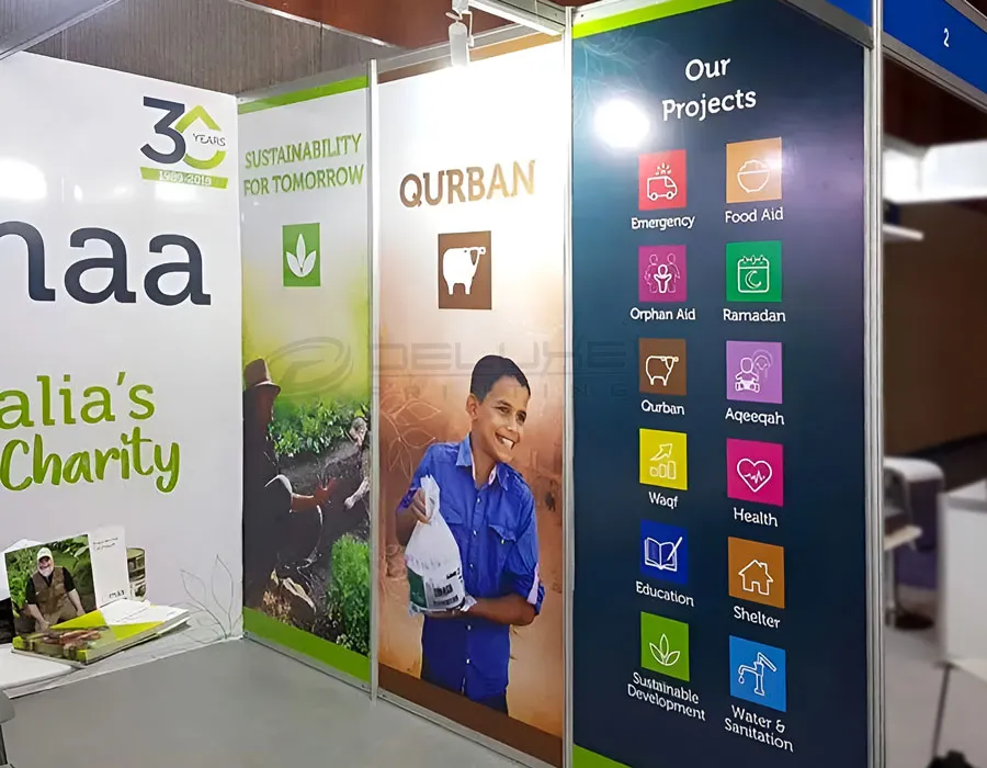 Sticker Branding Shell Scheme Booth Branding Dubai