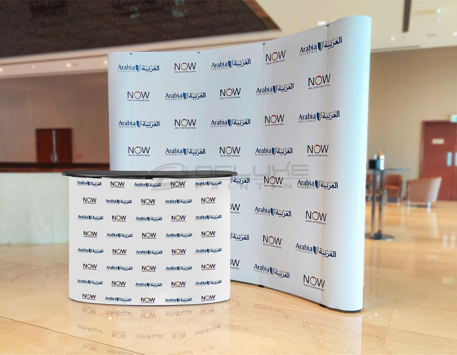 Pop Up Display Counter Printing Dubai