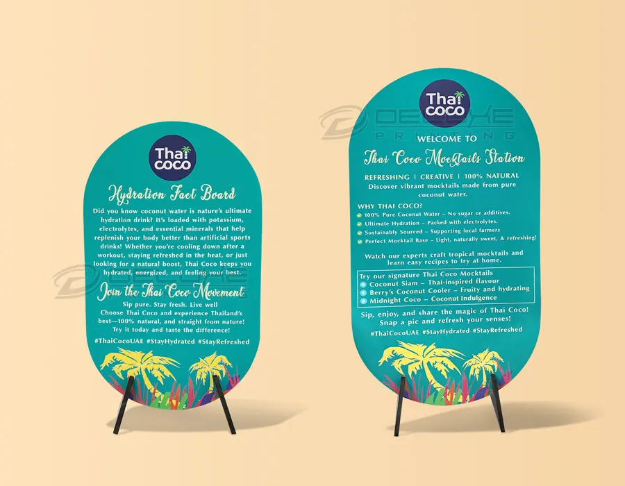 Product Standee printing Dubai