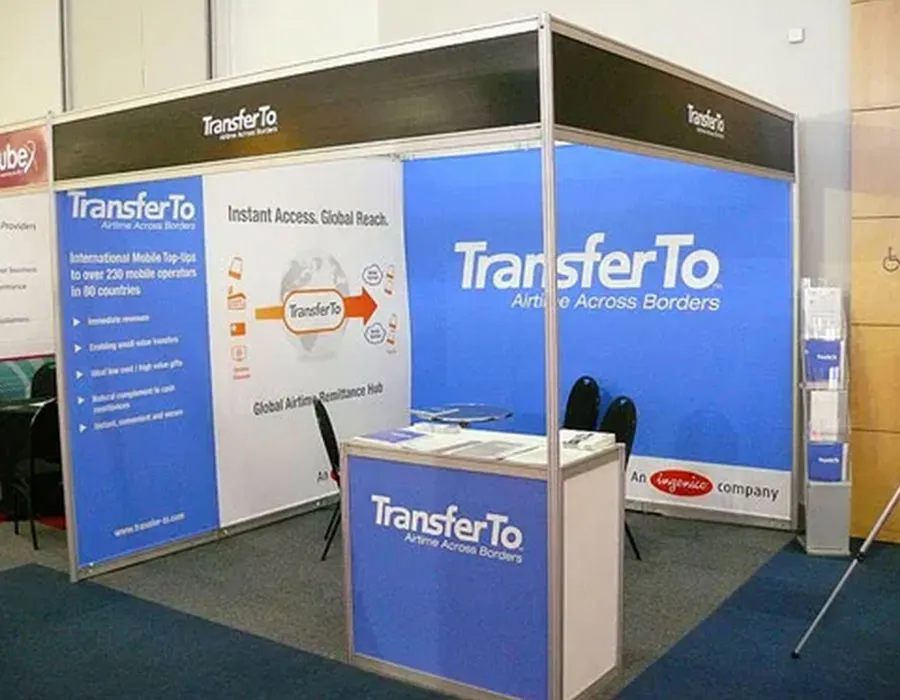 PVC Banner Shell Scheme Booth Branding Continuous Branding