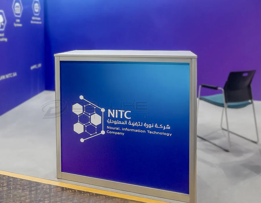 Continuous Shell Scheme Booth Branding Booth Printing Dubai