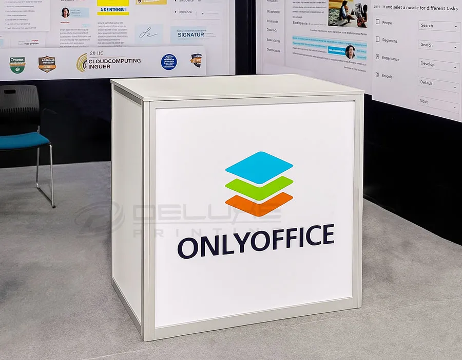 Continuous Shell Scheme Booth Branding Booth Printing Dubai