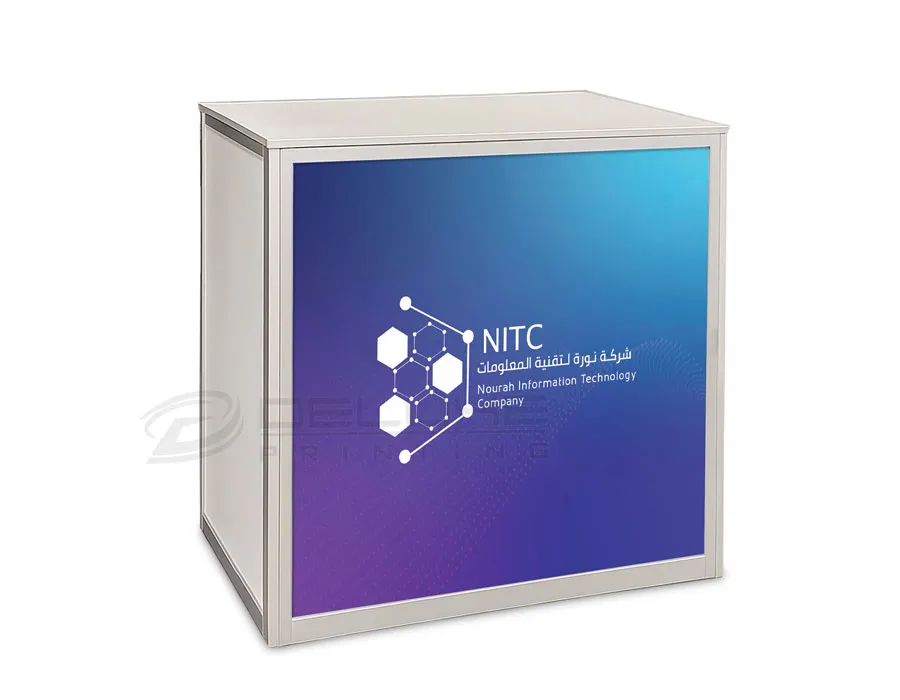 Shell Scheme Booth Counters Printing Dubai