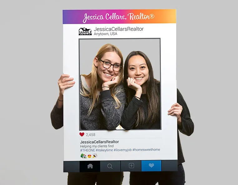 Social Media Frames Backdrops in Dubai