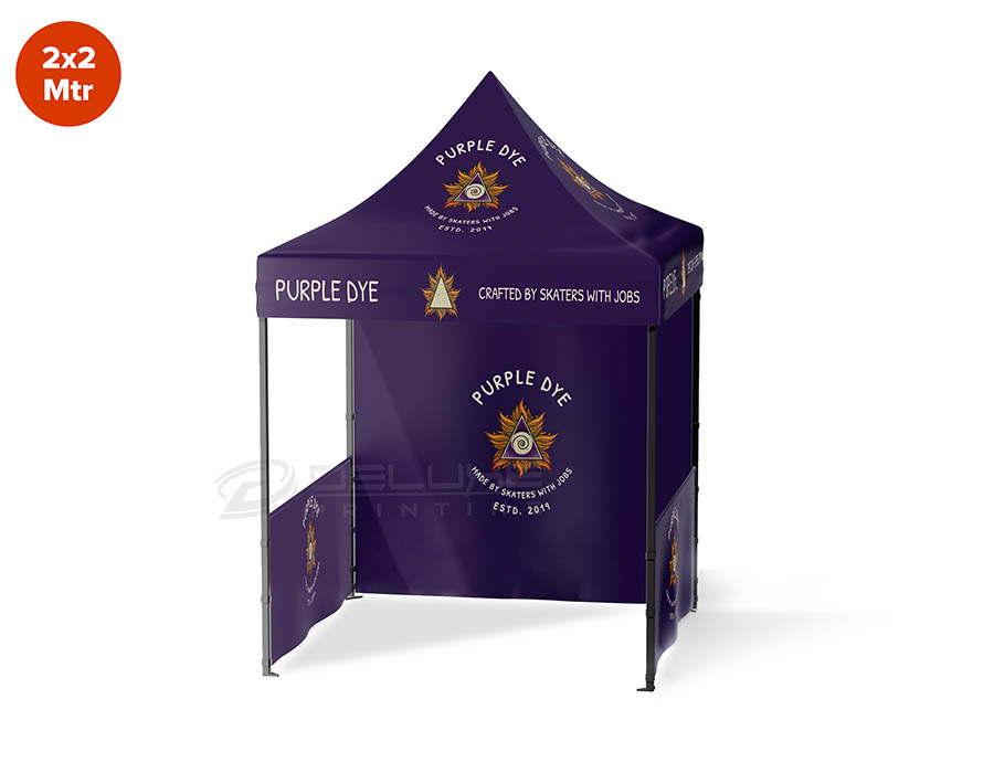Tent Canopy with Back Wall Branding Dubai