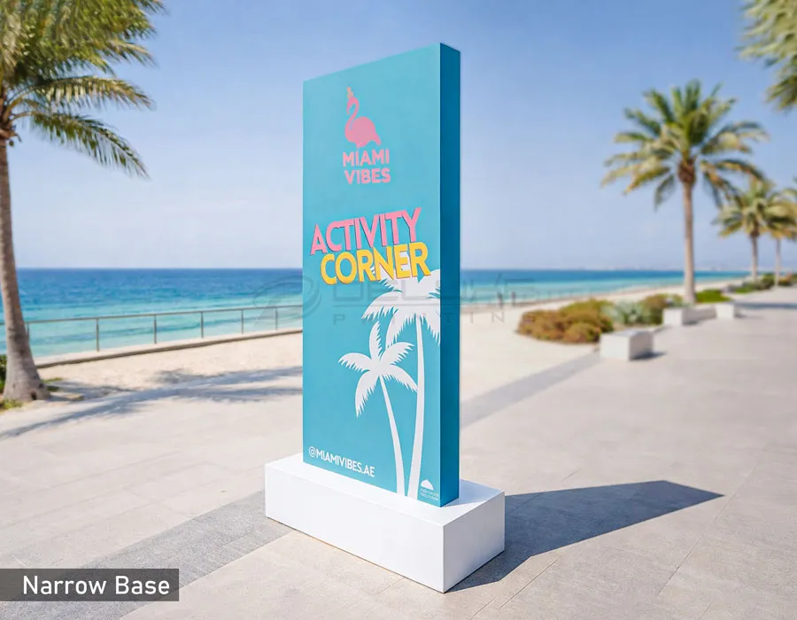 Wooden Backdrop With Base Dubai