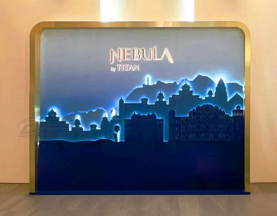 Wooden Backdrop With Base Dubai