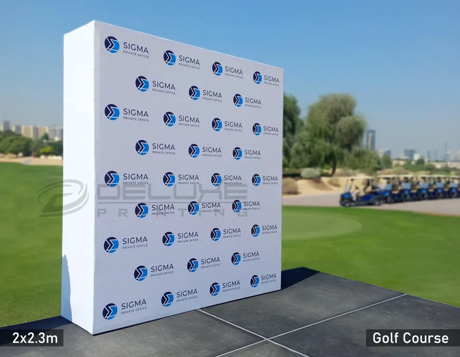 Wooden Frame Backdrop Printing Dubai