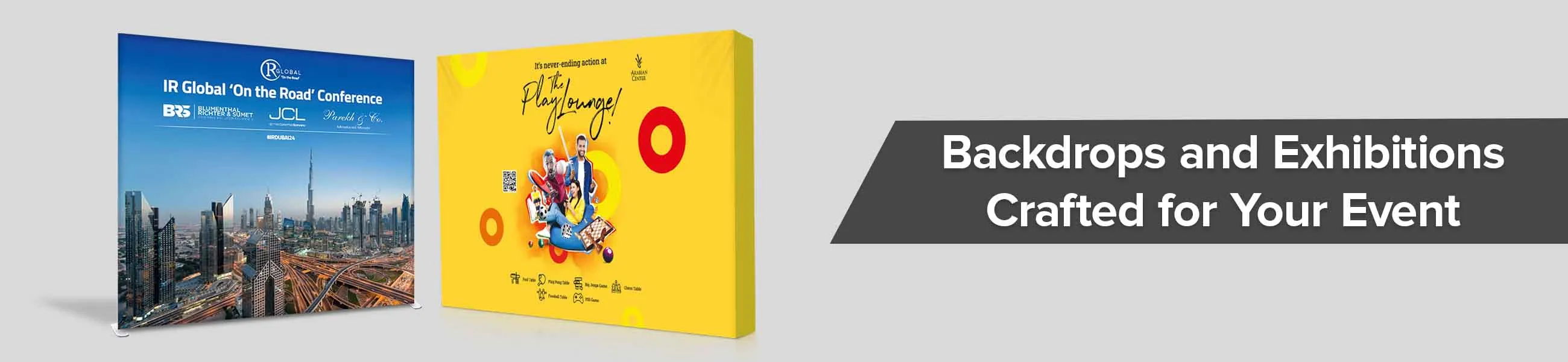 Dive into Design: Backdrops and Exhibitions Crafted for Your Event