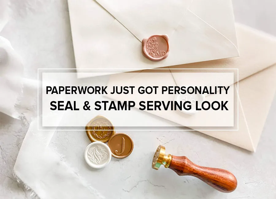 Self-Ink Stamps to Embossing Seals - Dubai's Wax Kit Glow-Up for Your Paper Game