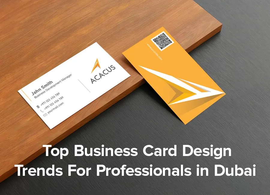 Top Business Card Design Trends for Professionals in Dubai