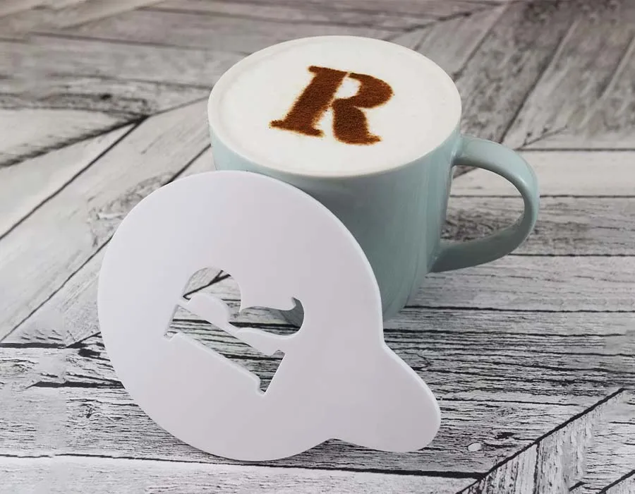 Acrylic Coffe Stencil Dubai