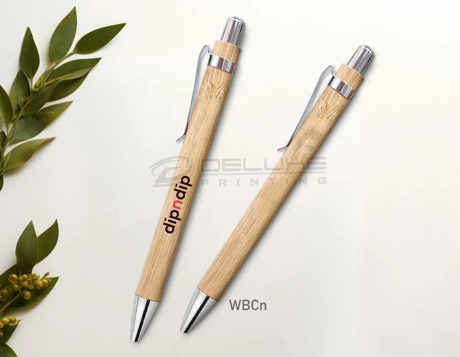 bamboo pens with custom branding dubai