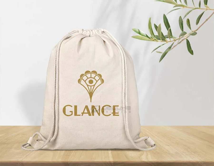 Cotton string Bags Portrait Printing Dubai