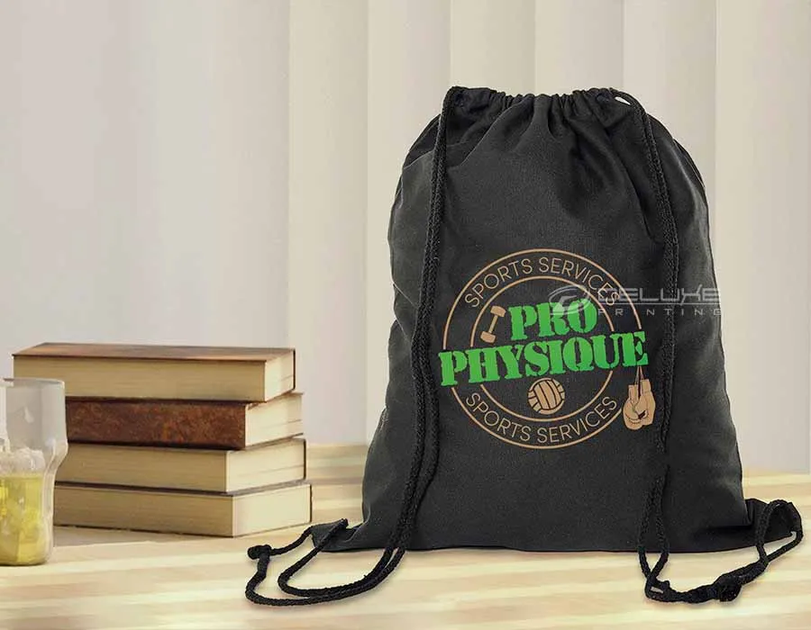 Cotton string Bags Portrait Printing Dubai