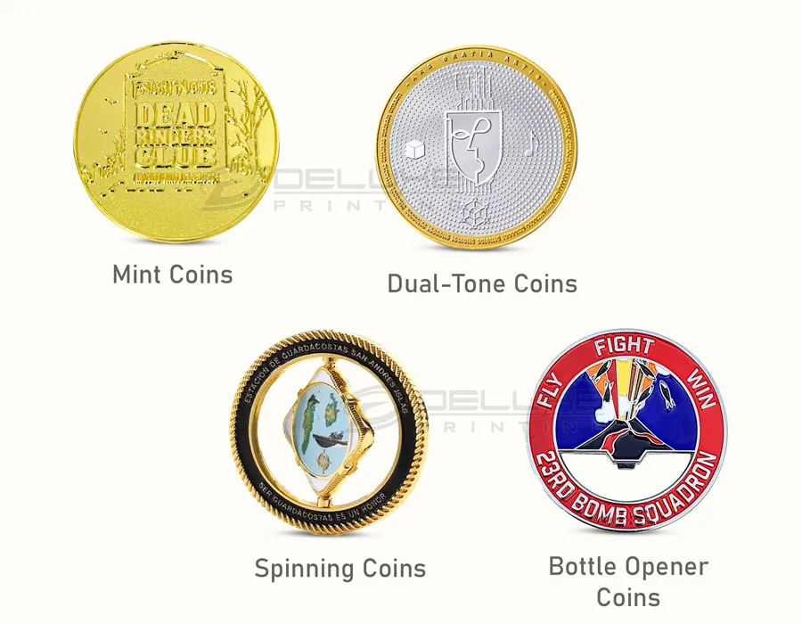 Coin Types Printing Dubai