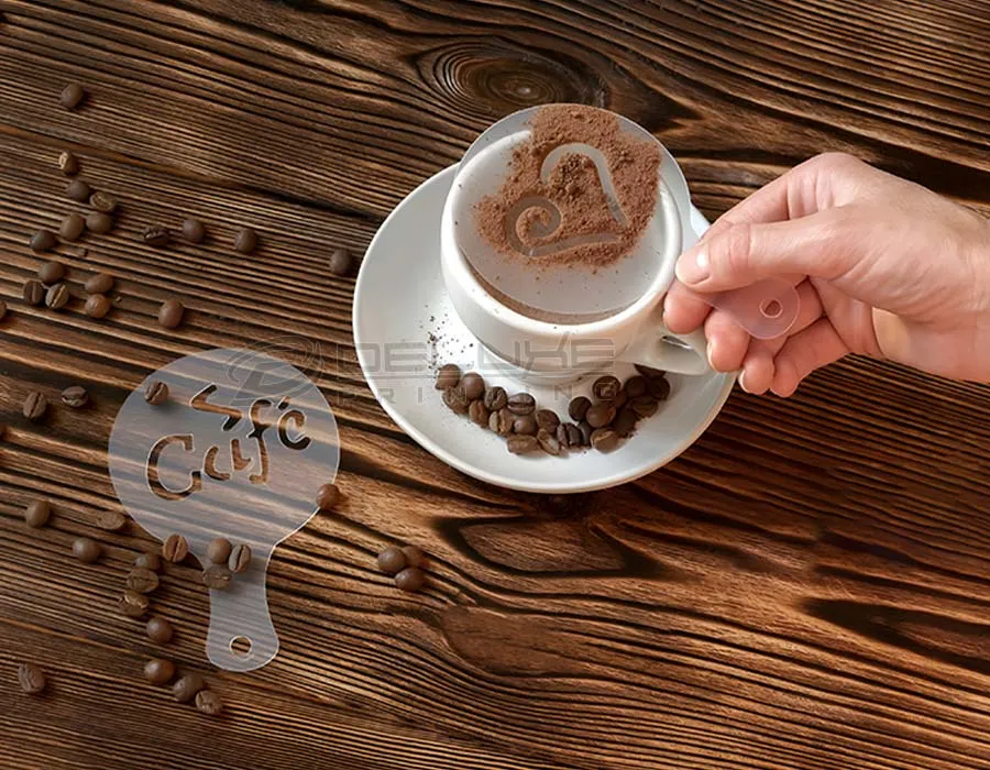 Customized Coffee Stencil Printing Dubai