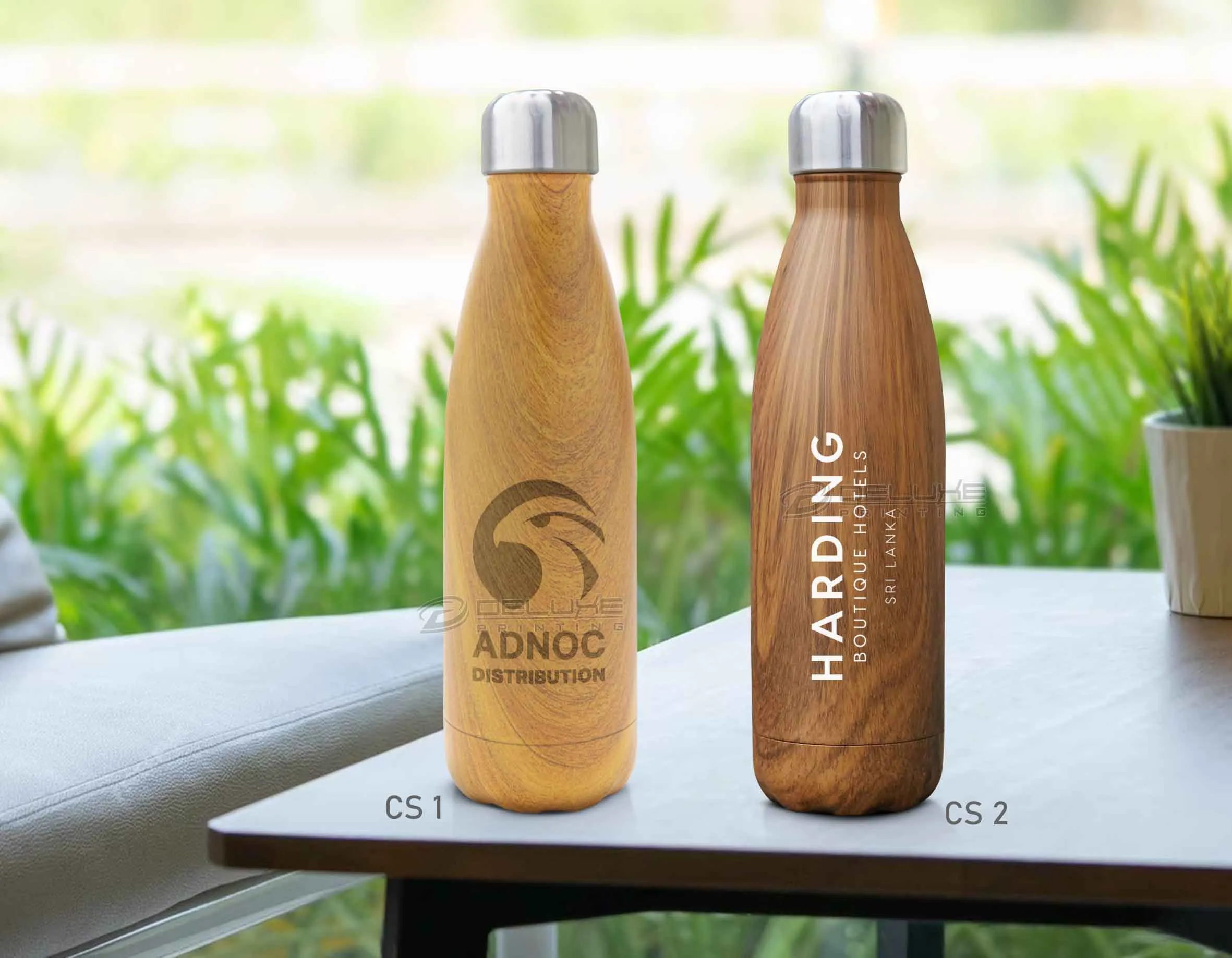Cooper Bamboo Bottles Printing Dubai