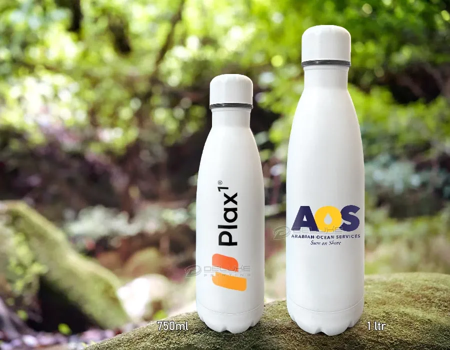 Cooper White Bottle Printing Dubai