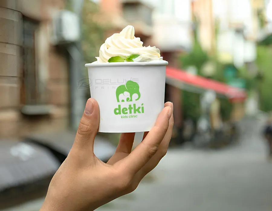 Customized Cups for ice cream dubai