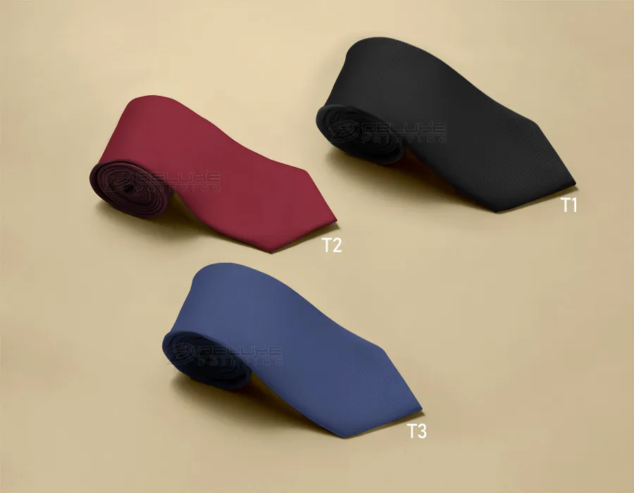 Dark Color Ties Printing Dubai