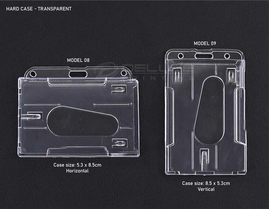 Hardcase transparent id card printing dubai