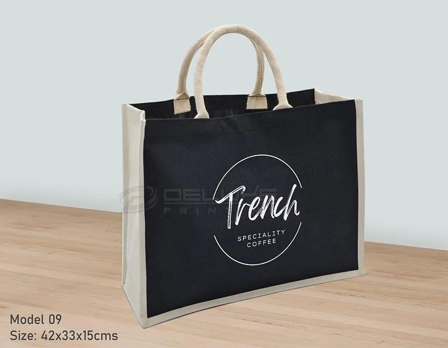 Jute Bags - Two Tone Printing Dubai