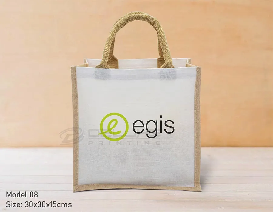 Jute Bags - Two Tone Printing Dubai