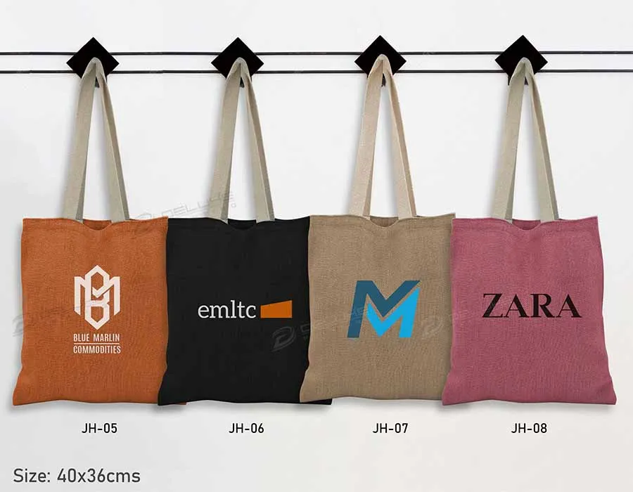 Jute Hang Bags Printing Dubai