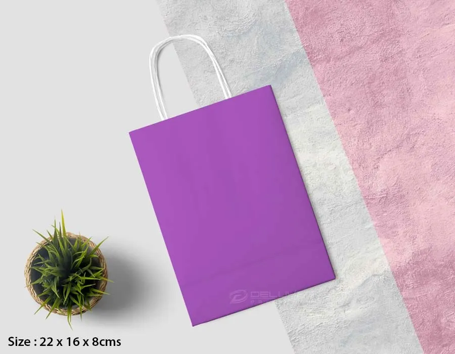 Kraft Bags Colors Printing Dubai