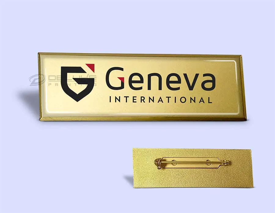Metal Name Badges Printing Dubai