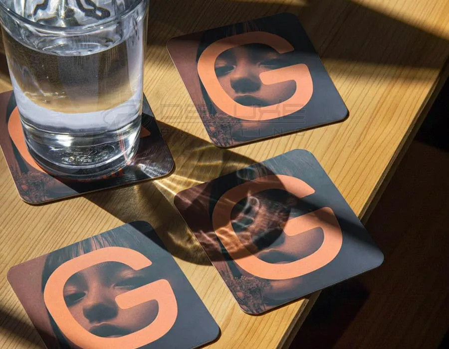 custom hardboard coaster Printing Dubai