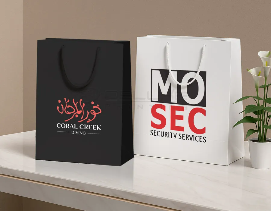 Printed Paper Bags (Ready Made) Printing Dubai
